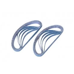 PAQUET DE 10 BANDES ABRASIVES 10X330 MM GRAIN 80 SAM OUTILLAGE - 131080