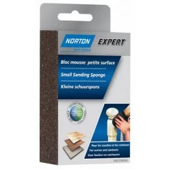 1 Bloc Mousse Petites Surfaces NORTON 100*66*26 Grain Moyen / Gros - 66623308282NORTON CLIPPER