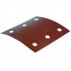 10 FEUILLES RECTANGULAIRES MAKITA ABRASIVES 114X102 MM GRAIN 80 - 3 + 3 TROUS - AUTO-AGRIPPANT-P330870-80