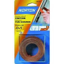 ROULEAUX NORTON TOILE SOUPLE EN 50 M POUR PONCAGE GRAIN 120 -63642546430NORTON CLIPPER