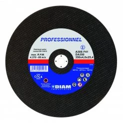 DISQUE ABRASIF ACIER Ø350 X 4 X 20 DIAM INDUSTRIE - DA350/20