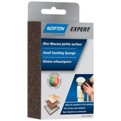 1 BLOC MOUSSE ANGLE DOUBLE NORTON 126*72*26 GRAIN MOYEN/ GROS -66623308285NORTON CLIPPER