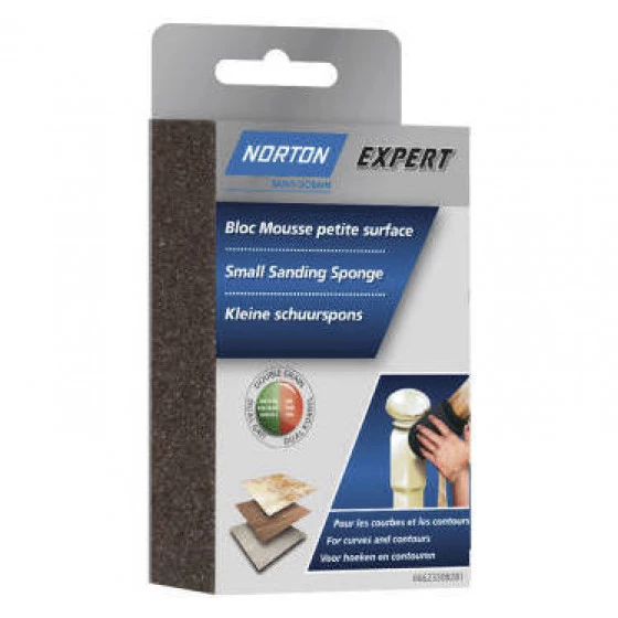 1 BLOC MOUSSE PETITES SURFACES NORTON 100*66*26 GRAIN FIN/MOYEN - 66623308281NORTON CLIPPER 3 1 BLOC MOUSSE PETITES SURFACES NORTON 100*66*26 GRAIN FIN/MOYEN - 66623308281NORTON CLIPPER