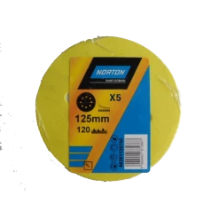 Papier à Poncer Disques Abrasifs 125 Grain 120 NORTON - 63642584344NORTON CLIPPER